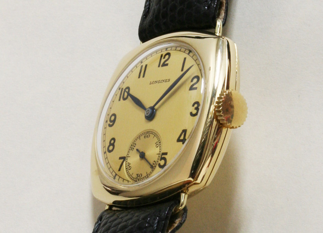 kaubin『◇WH-1042◇』LONGINES(ロンジン)☆ゴールドケースクッション 